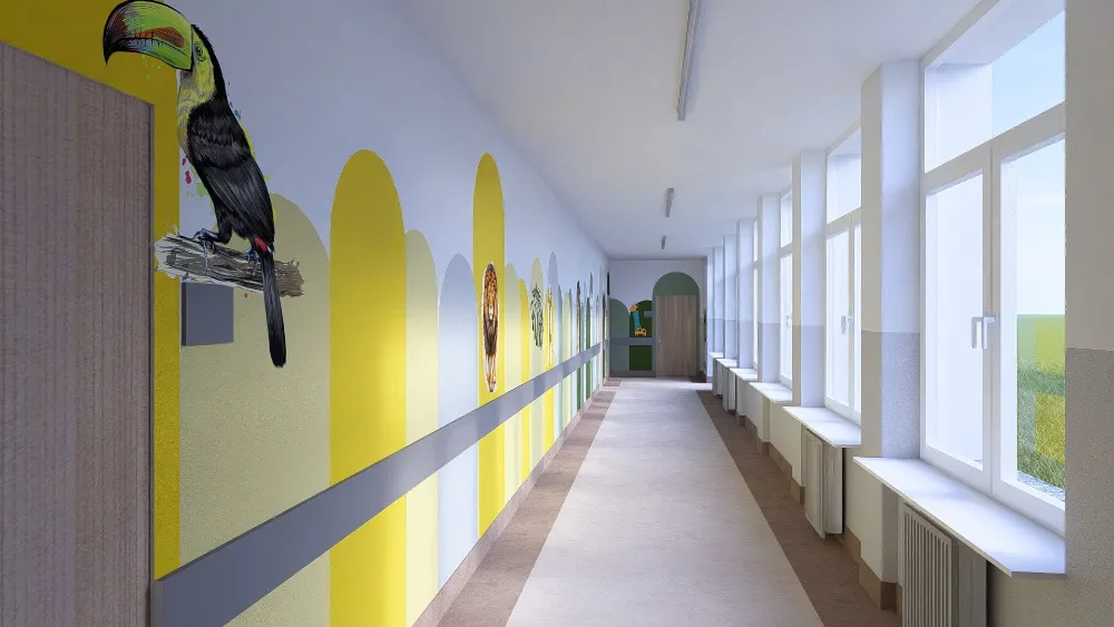 Realizacja PROINBUD — wnętrze szkoły